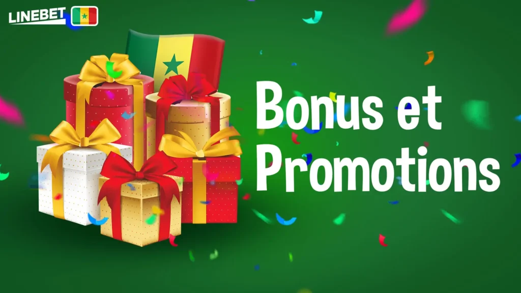 Bonus et promotions Linebet au Sénégal