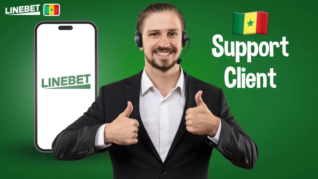 Support client Linebet au Sénégal