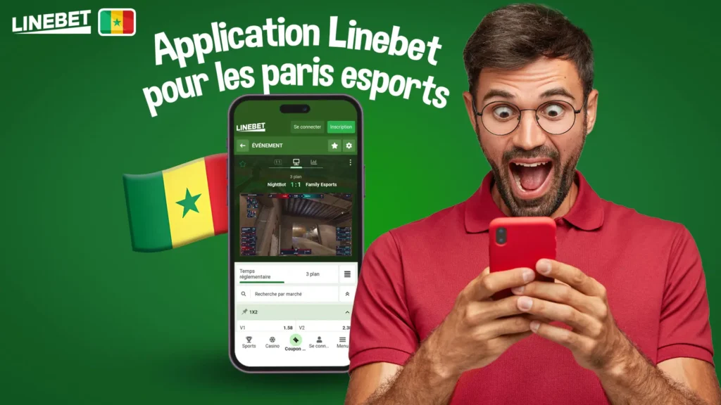 Application Linebet pour les paris esports