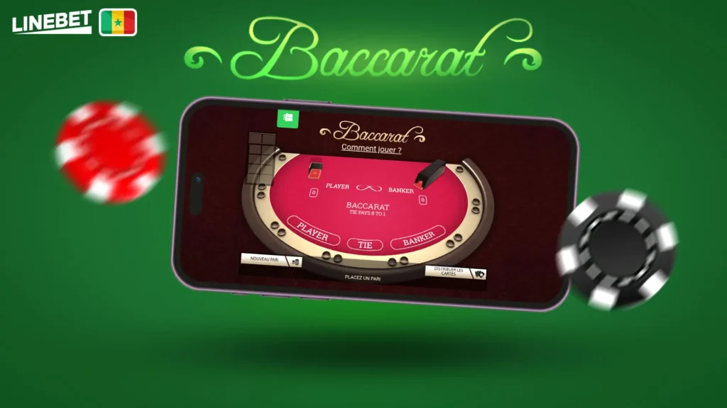 Application mobile Linebet pour les joueurs de baccara