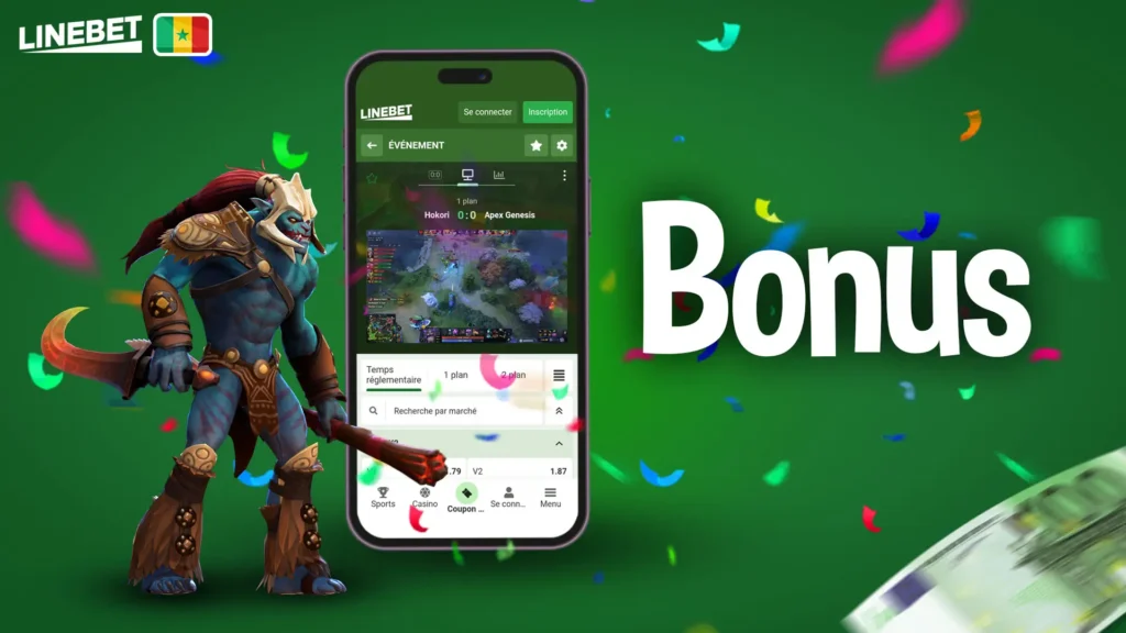 Bonus Linebet pour les paris Dota 2