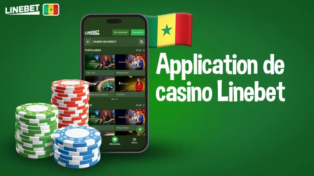 Application de casino Linebet